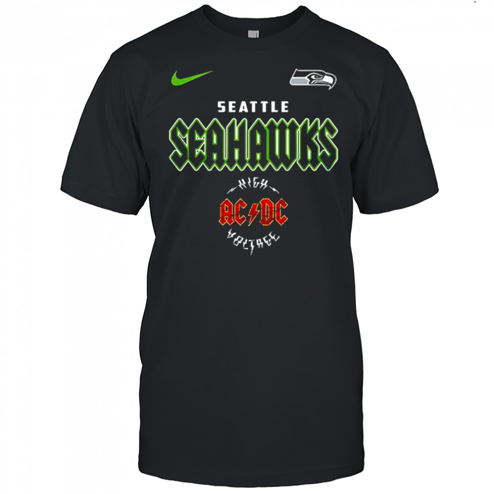 Seattle Seahawks AC DC Highway To Hell go Seahawks graphic shirt