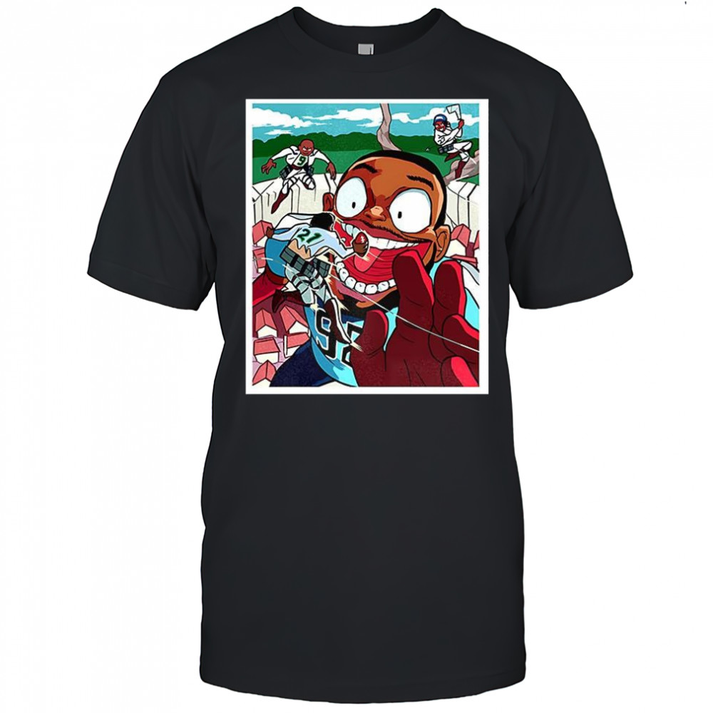 Seattle Seahawks Titan down cartoon shirt