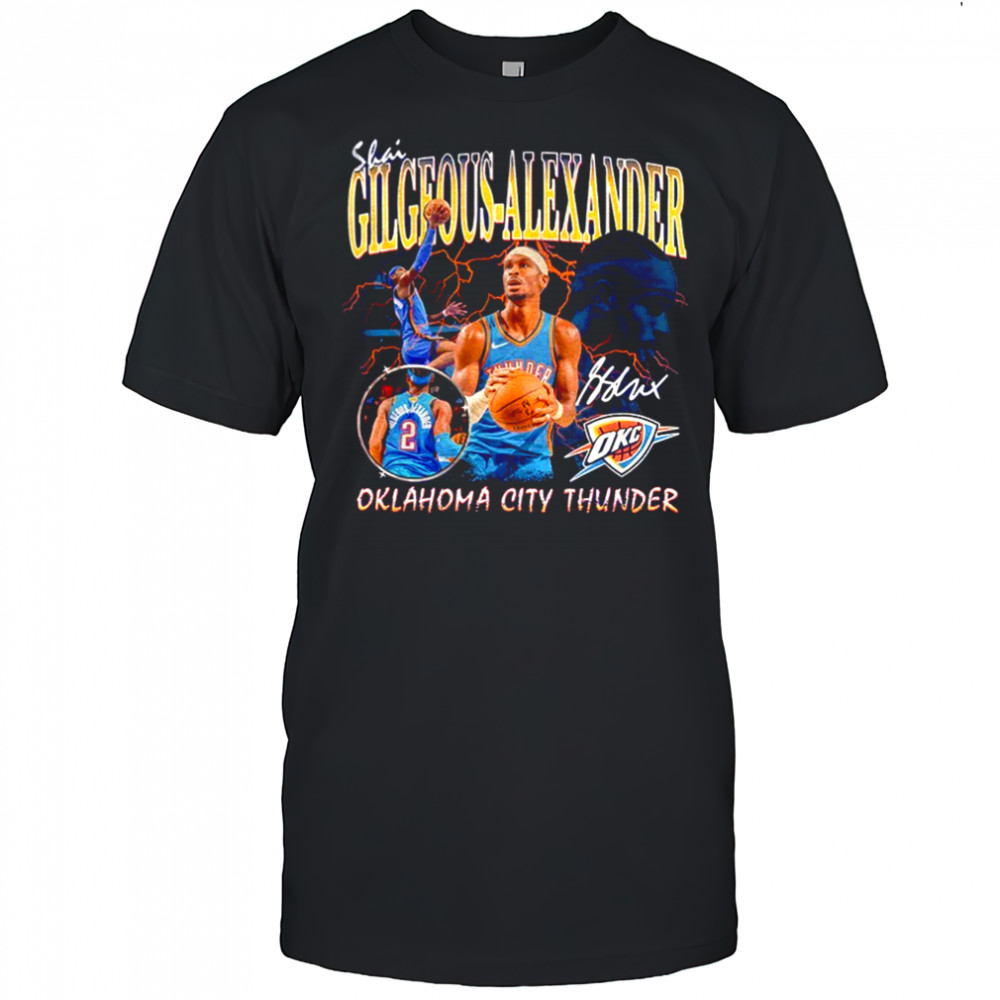 Shai Gilgeous-Alexander Oklahoma City Thunder Legacy Basketball NBA 2025 graphic shirt