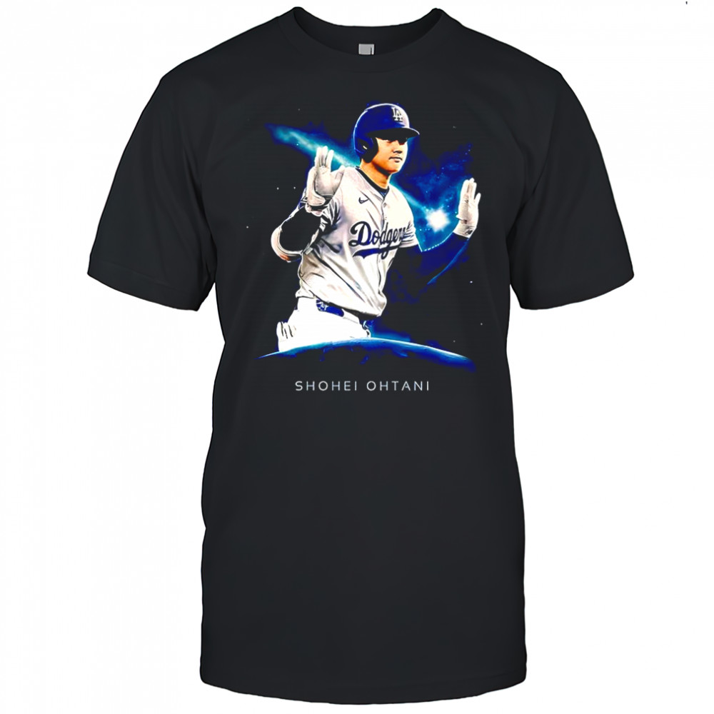 Shohei Ohtani Los Angeles Dodgers World Series Champions outer space shirt