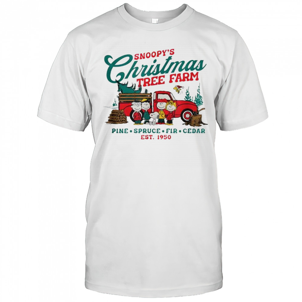 Snoopy’s Christmas Tree Farm – Est 1950 shirt