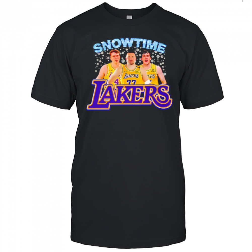 Snowtime Los Angeles Lakers shirt