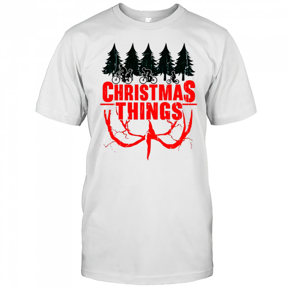 Stranger Things Christmas Things Christmas tree Merry Christmas shirt