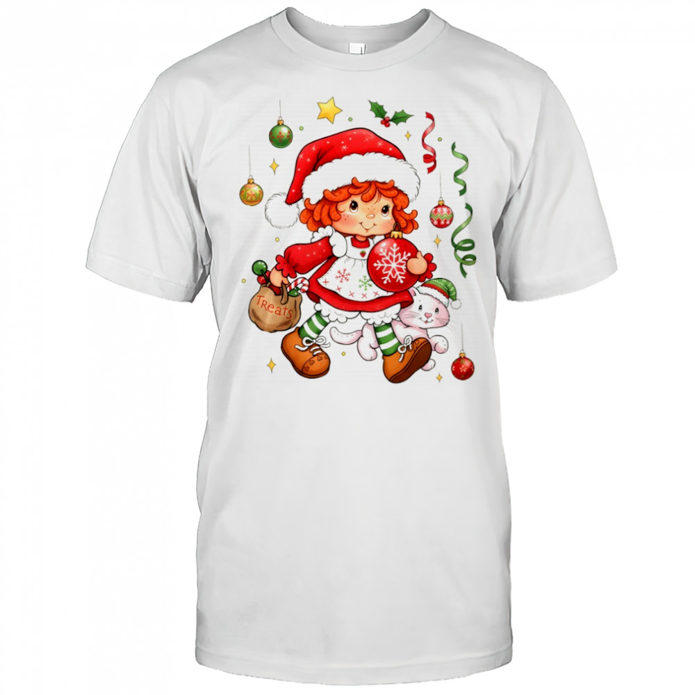 Strawberry Shortcake Treats Christmas Characters Merry Christmas shirt