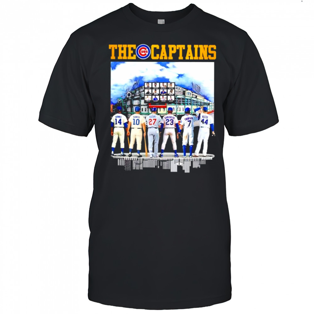 The Captains Chicago Cubs players Wrigley Field shirt