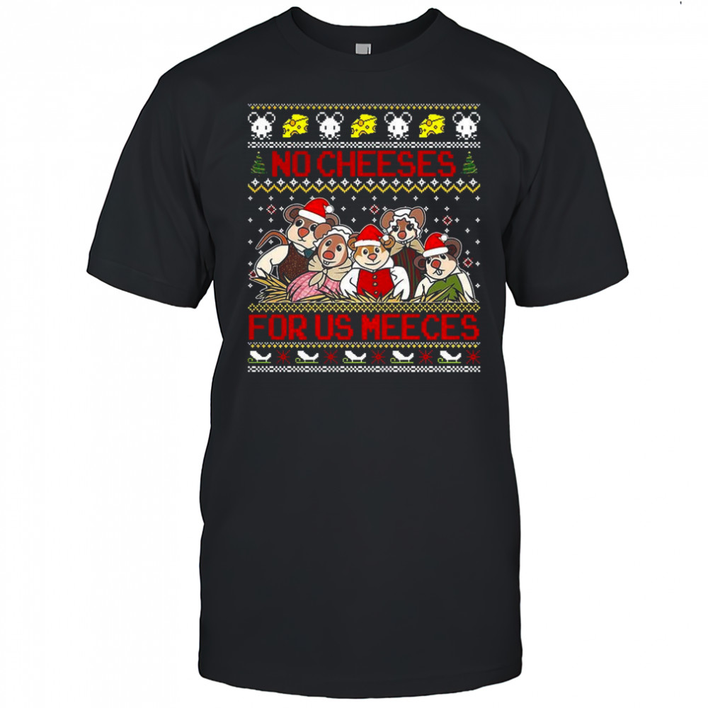 The Muppets Christmas Carol no cheeses for us meeces ugly Christmas shirt