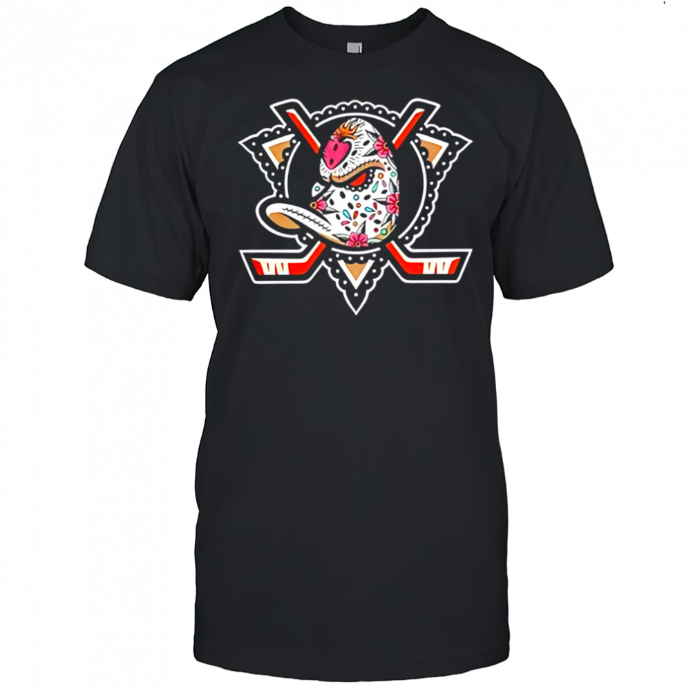 Top Anaheim ducks dia de los muertos 2025 limited edition shirt
