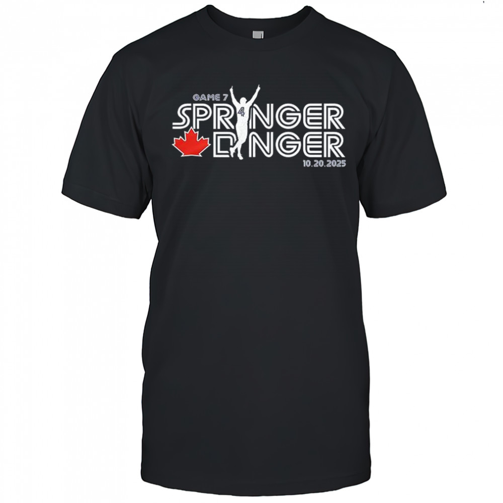Toronto Blue Jays Springer Dinger game 7 2025 shirt