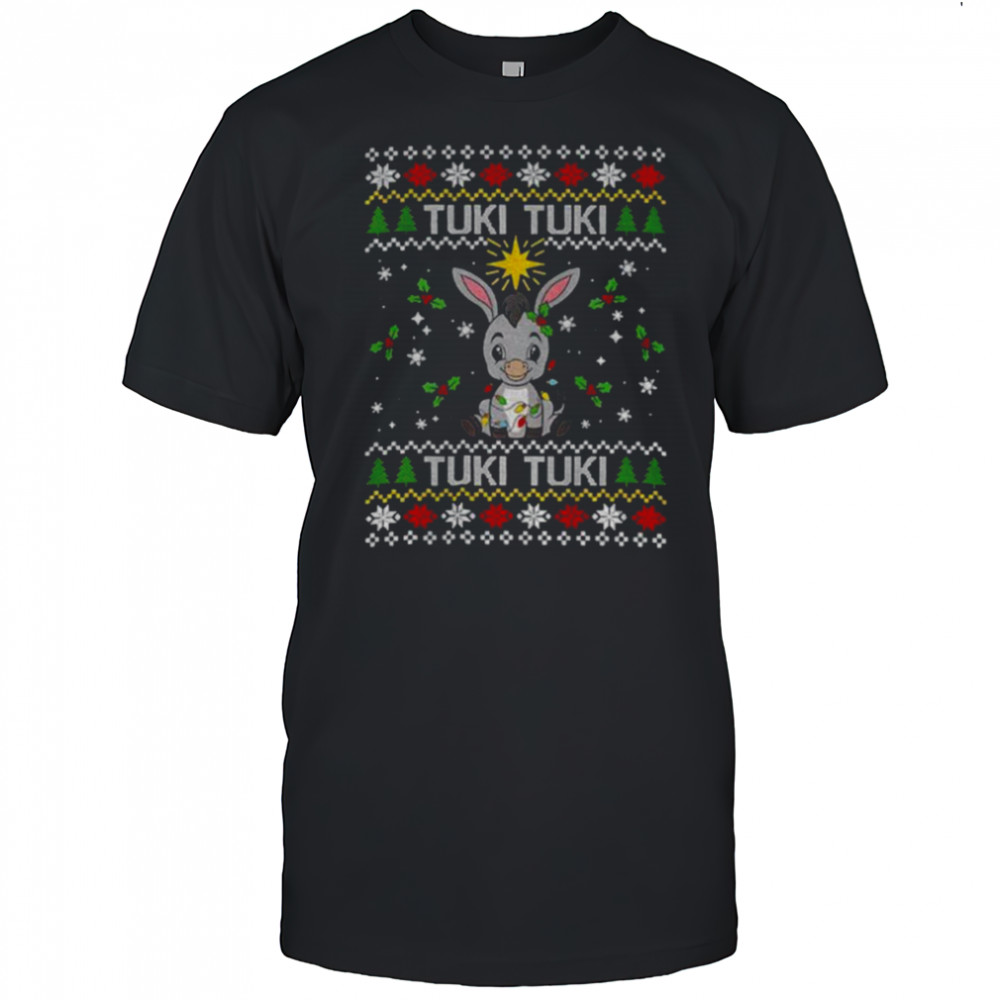 Tuki Burrito Sabanero Ugly Christmas Latino Navidad Holiday shirt