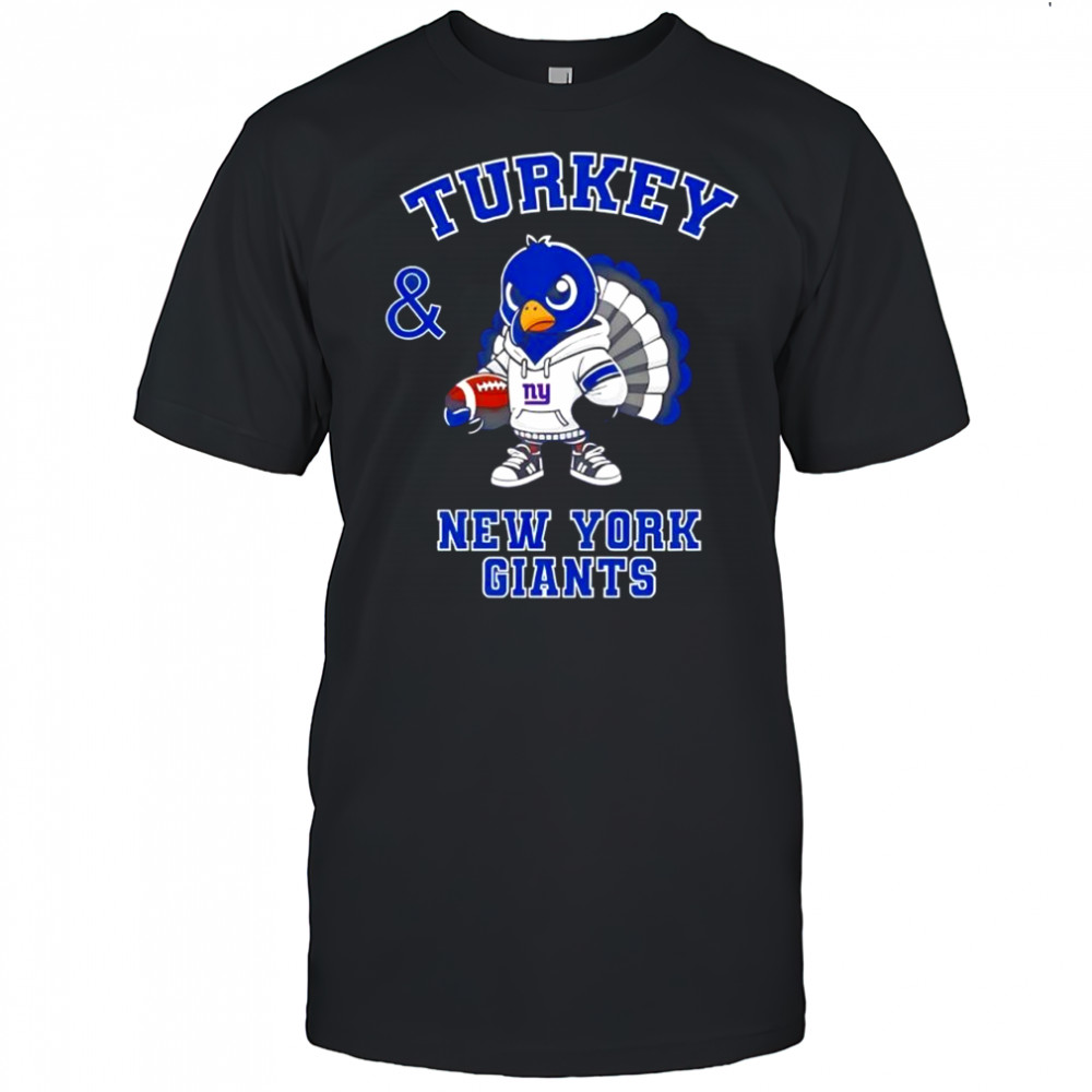 Turkey & New York Giants Thanksgiving shirt