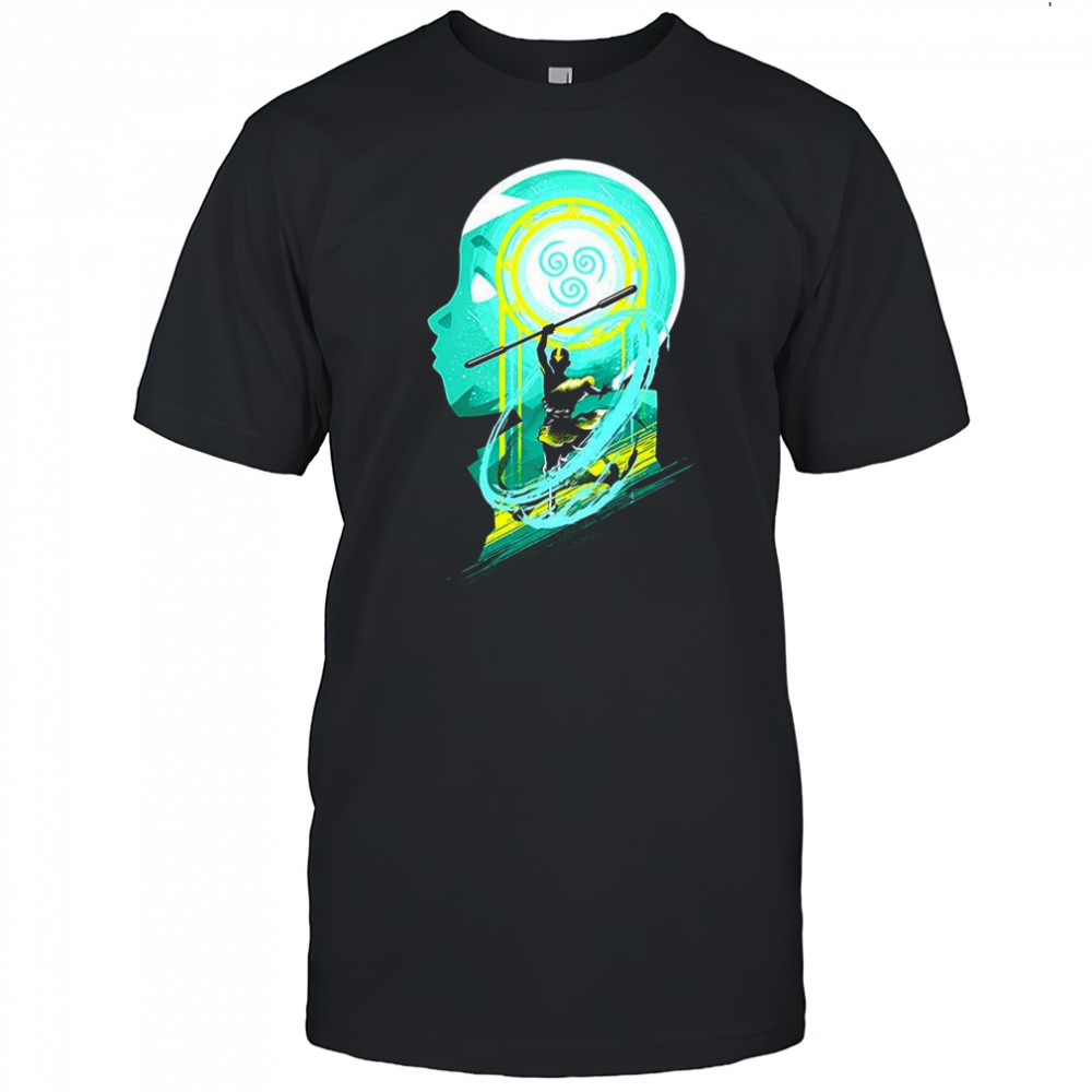 Aang Avatar the last Airbender rise of airbender silhouette shirt