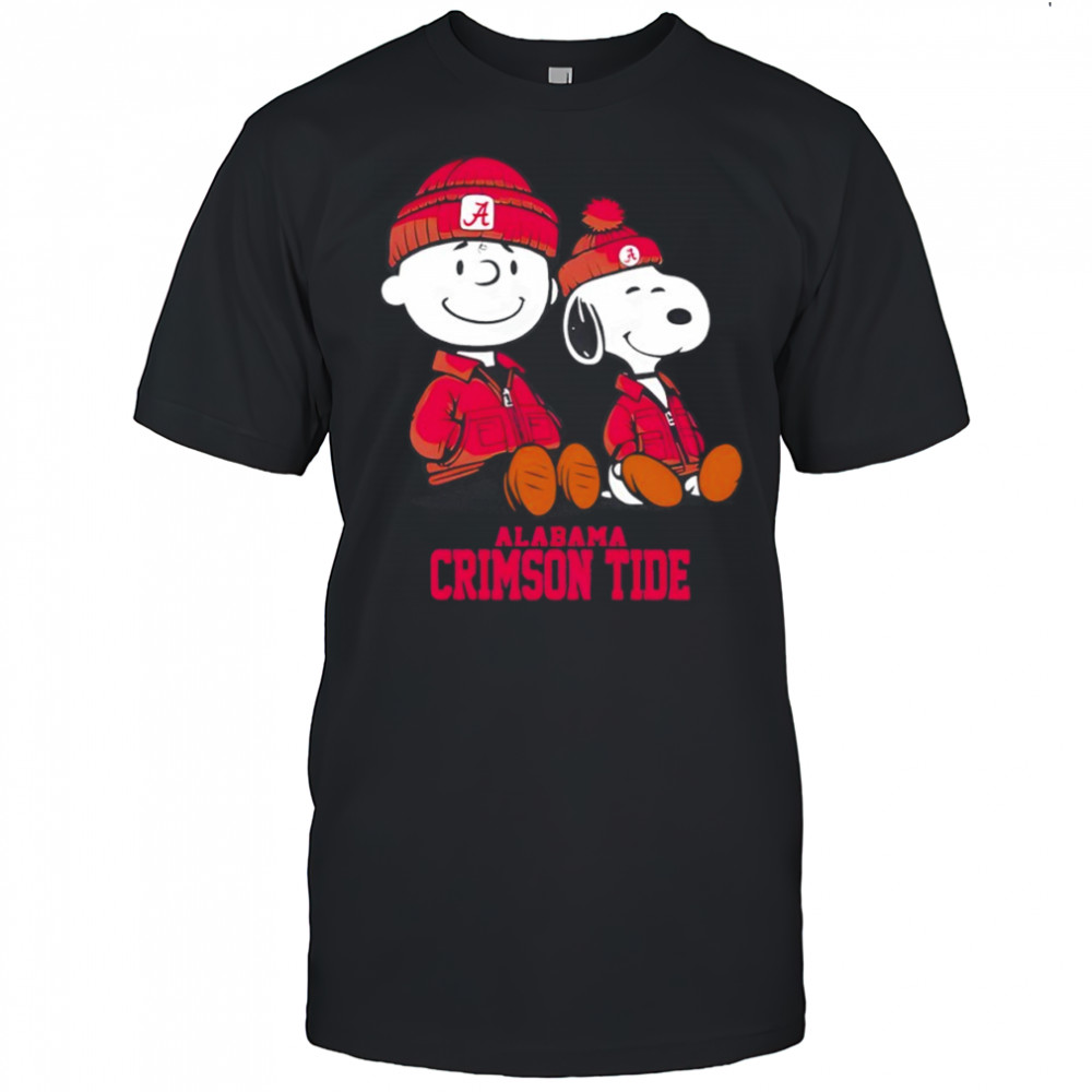Alabama Crimson x Snoopy and Charlie Brown shirt