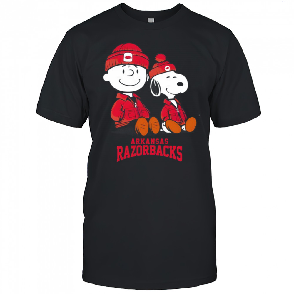 Arkansas Razorbacks x Snoopy and Charlie Brown shirt