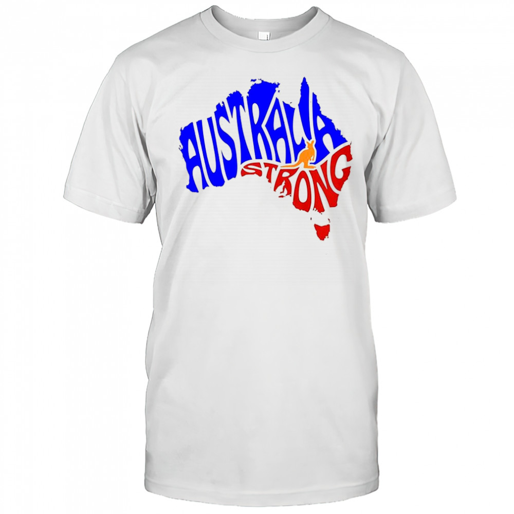 Australia Strong Map shirt