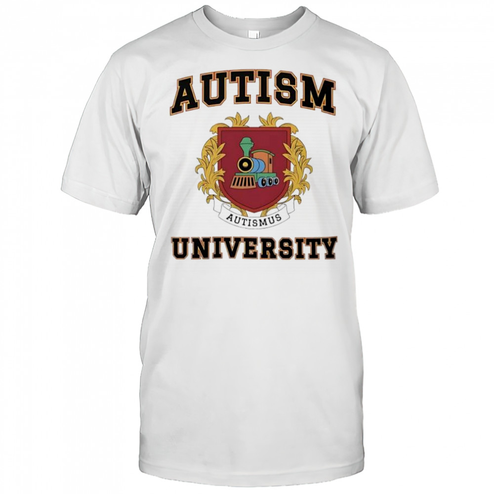 Autism University coat of arms shirt