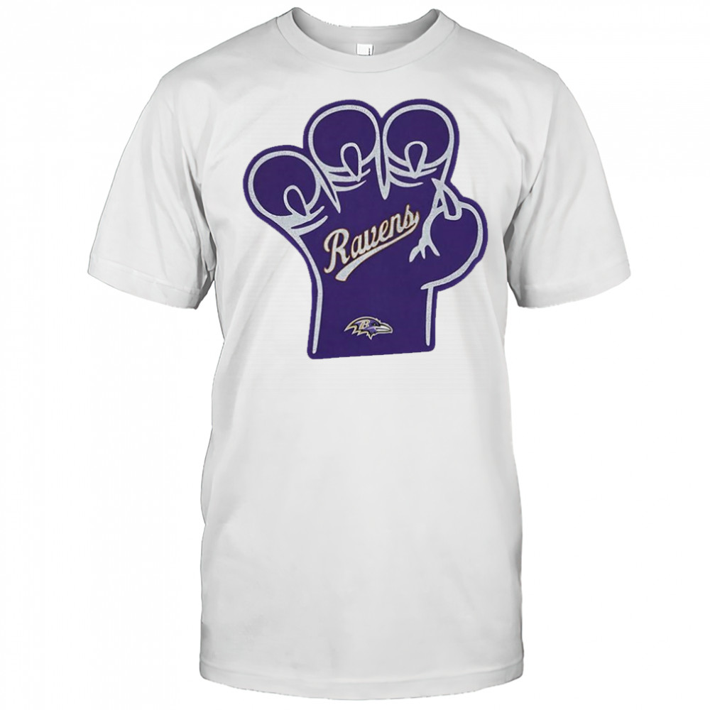 Baltimore Ravens football foam claw shirt