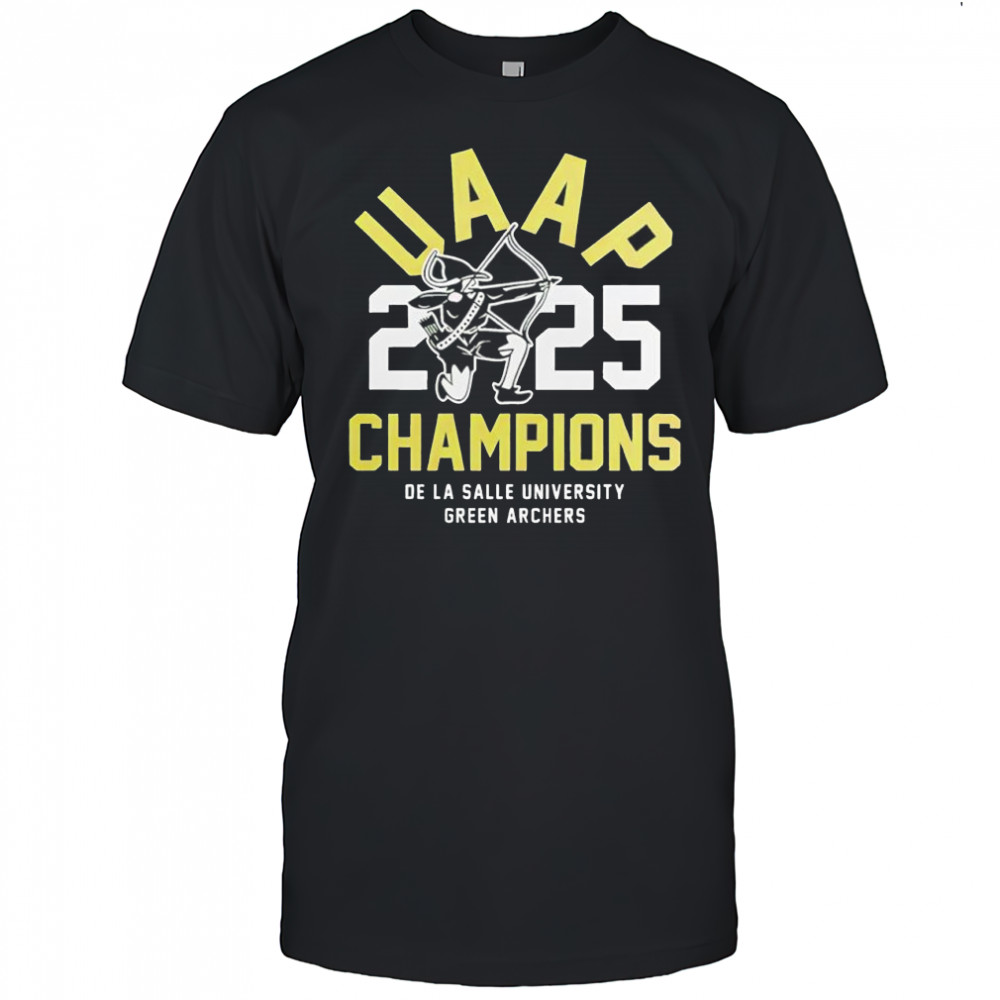 Basketball 2025 UAAP Champions De La Salle University Green Archers shirt