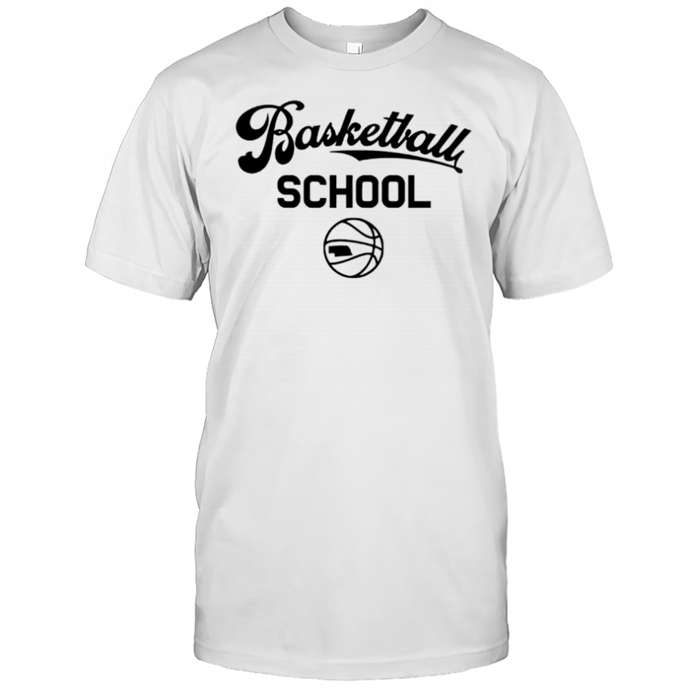 Basketball School state graphic shirt