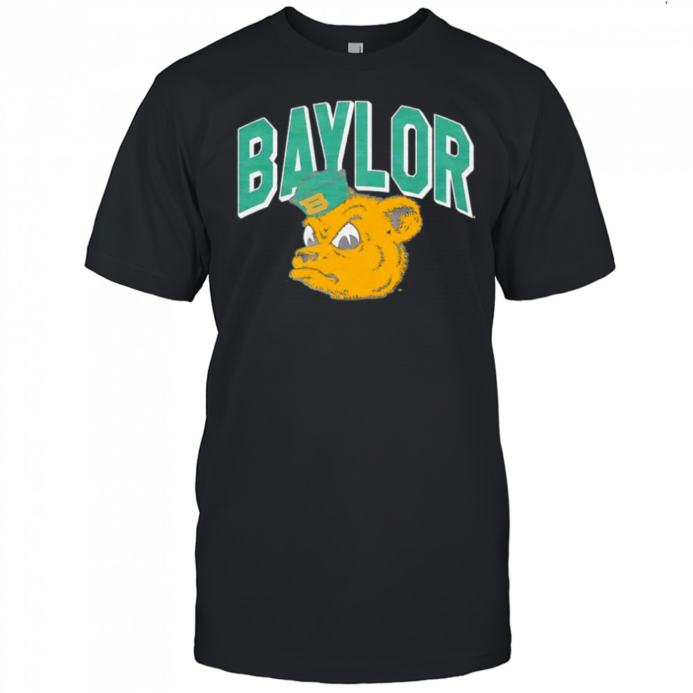 Baylor Bears football wordmark curved logo shirt