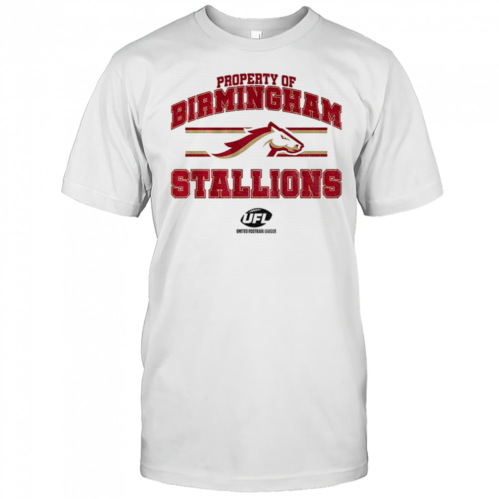 Birmingham Stallions United Football League Property of Birmingham Stallions shirt