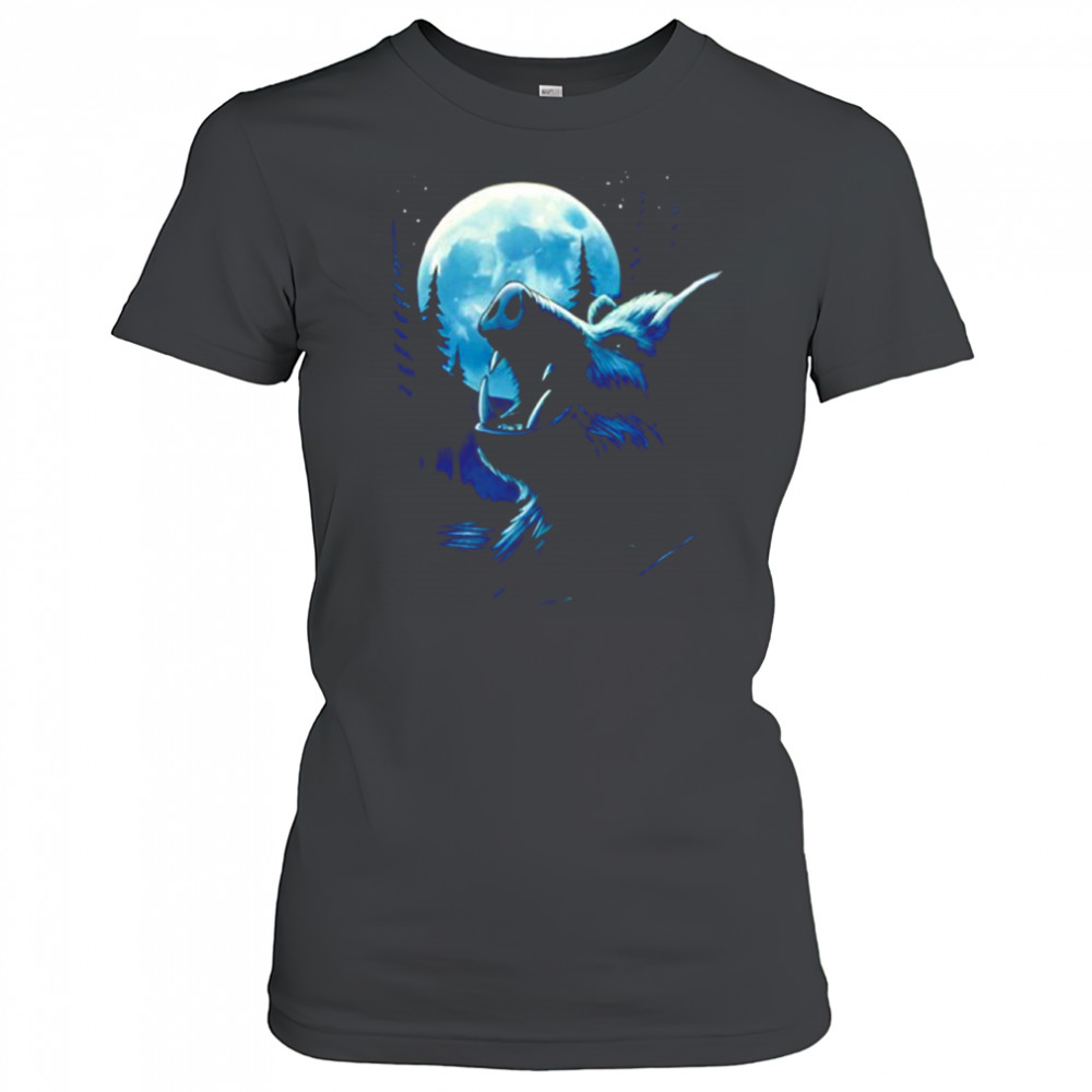 Boar Howling at the Moon Shirt
