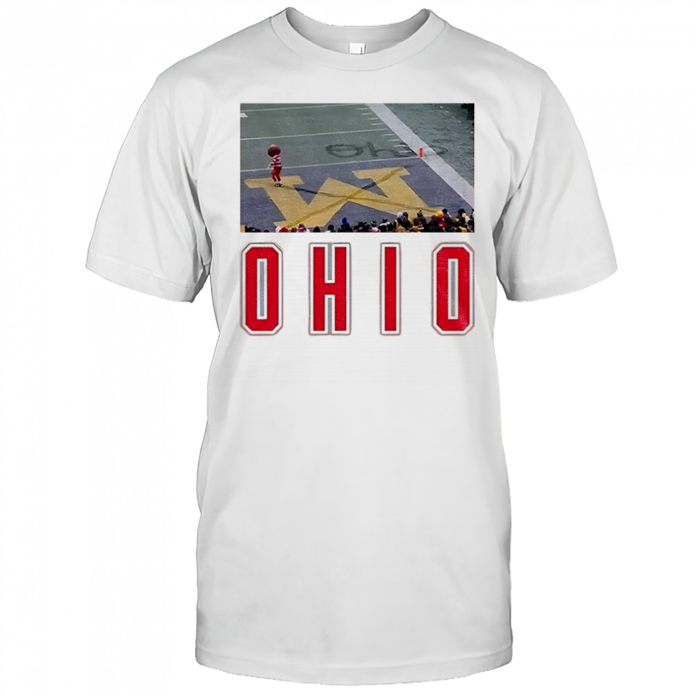 Brutus Ohio State Buckeyes football vs Michigan Wolverines snow fan shirt