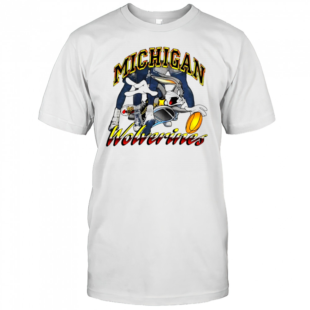 Bugs bunny Michigan Wolverines basketball funny shirt
