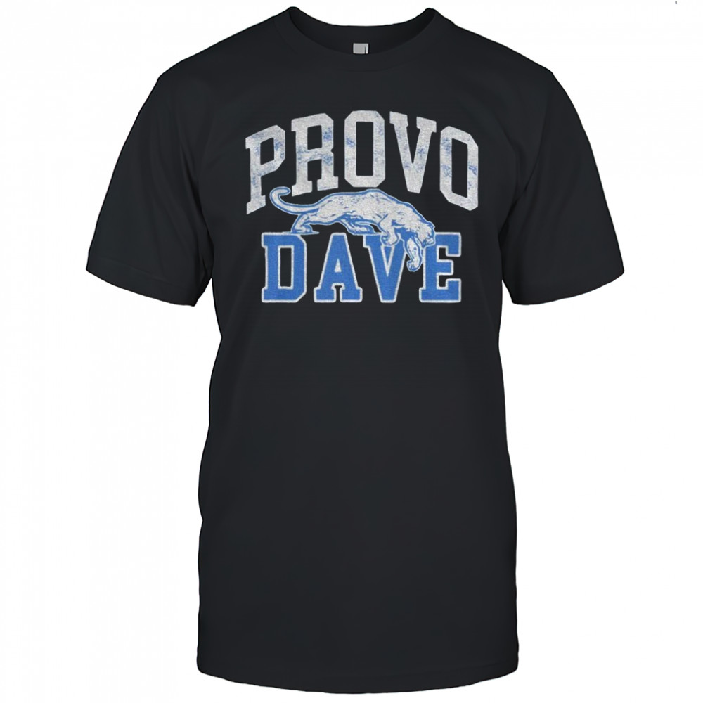 Byu Cougars Provo Dave Panther logo shirt