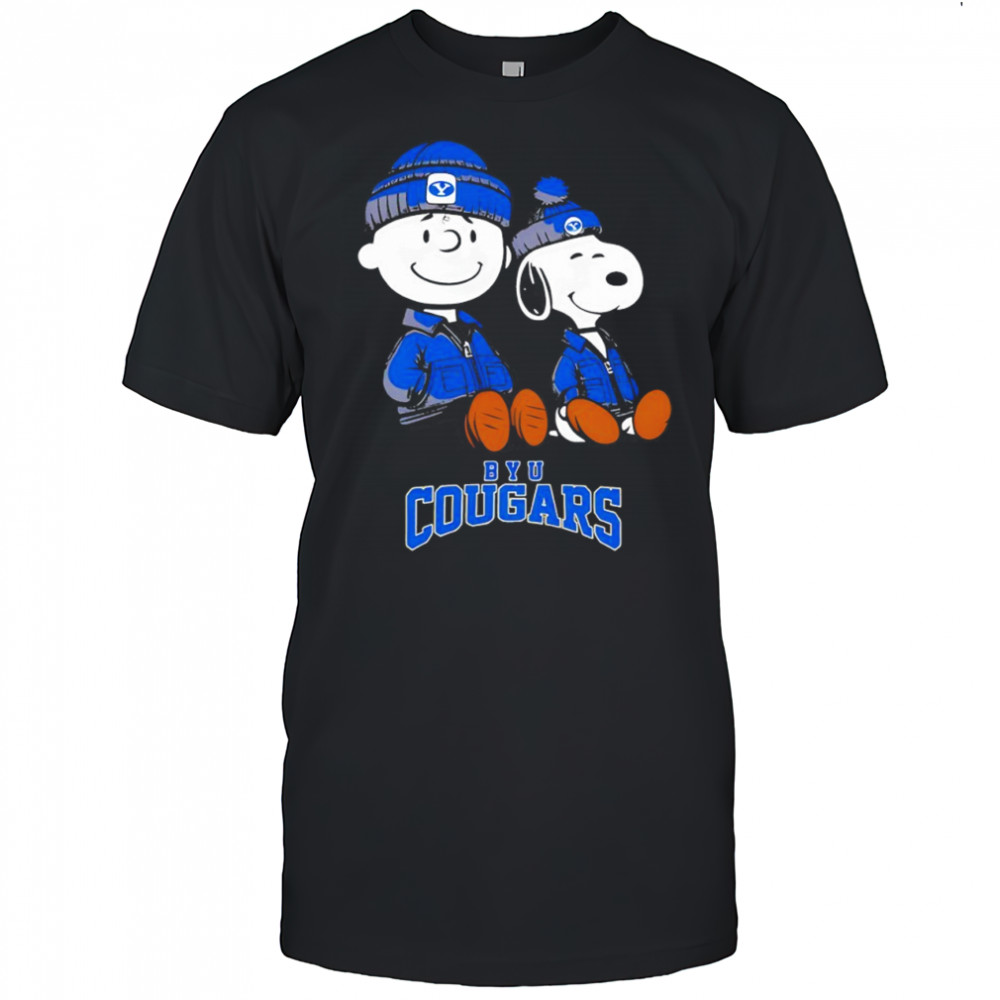BYU Cougars x Snoopy and Charlie Brown shirt