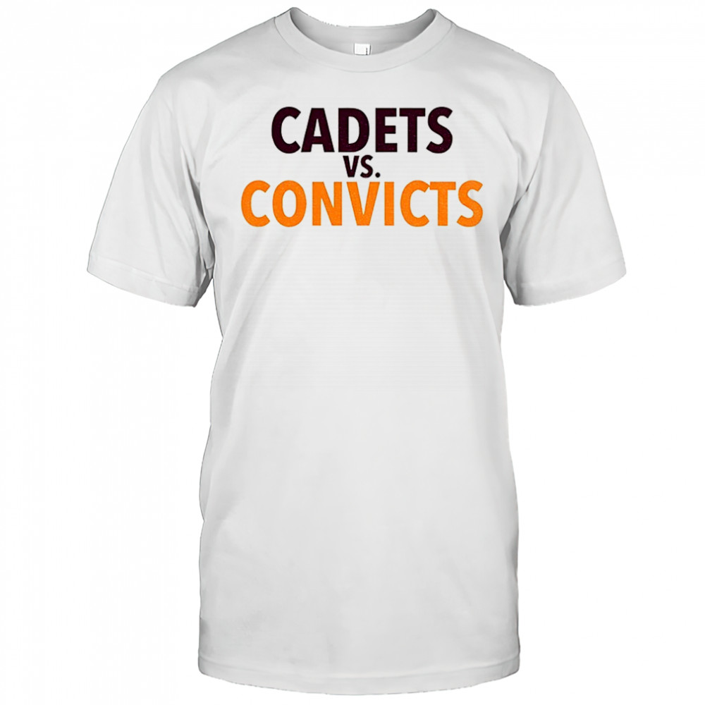 Cadets vs convicts Miami vs Texas A&M football shirt