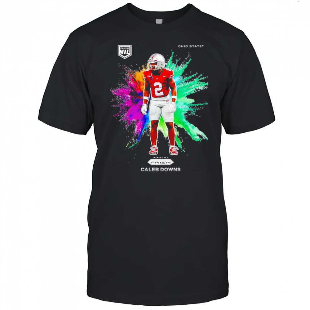 Caleb Downs Ohio State Buckeyes football colorful shirt