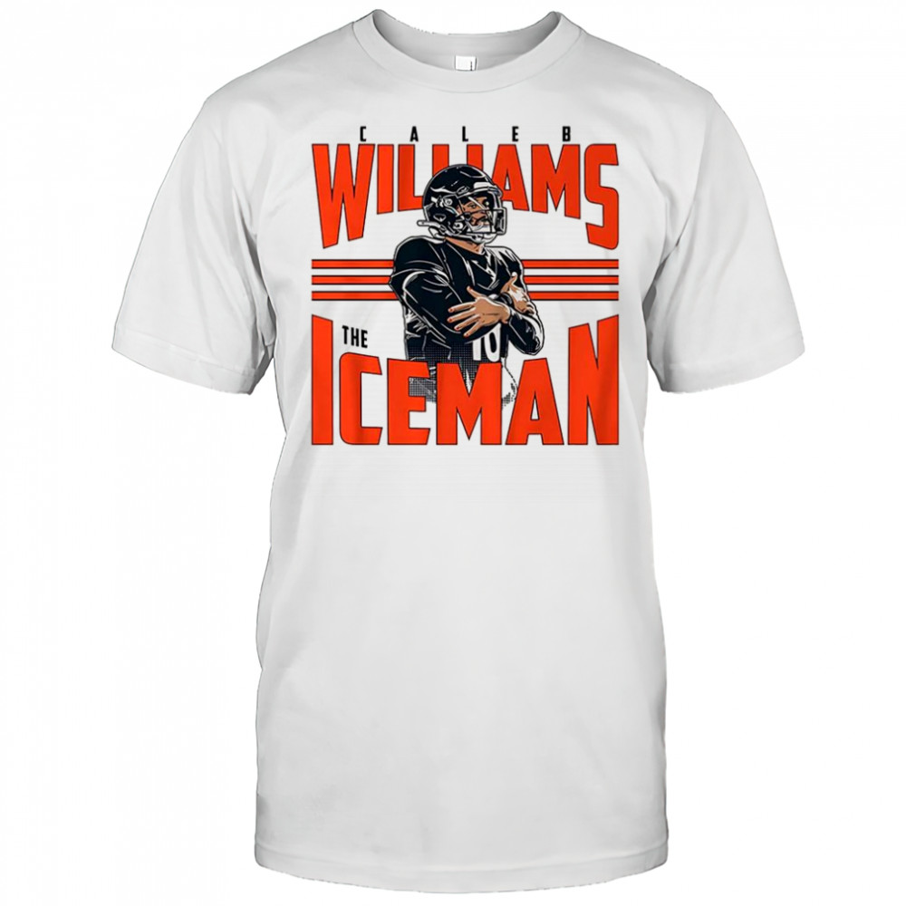 Caleb Williams Chicago Bears NFL the iceman celebration number 10 shirt