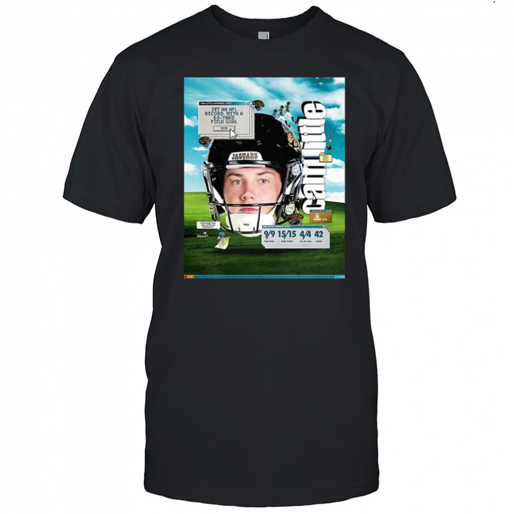 Cam Little set an NFL record with a 68-yard field goal shirt