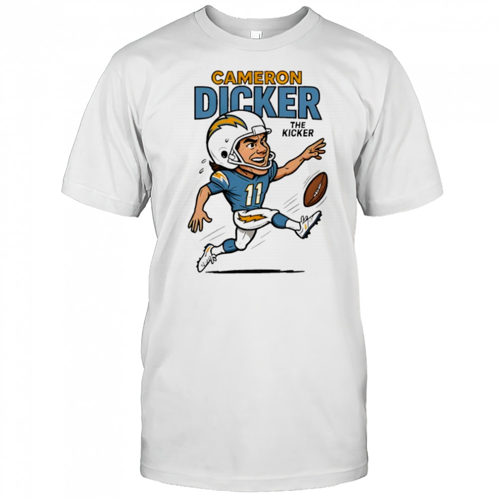 Cameron Dicker The Kicker vintage retro caricature shirt