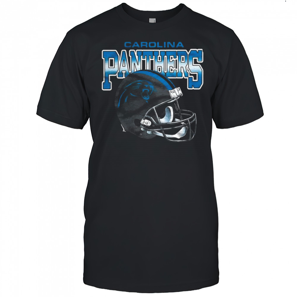 Carolina Panthers NFL logo Gradient helmet football lover shirt