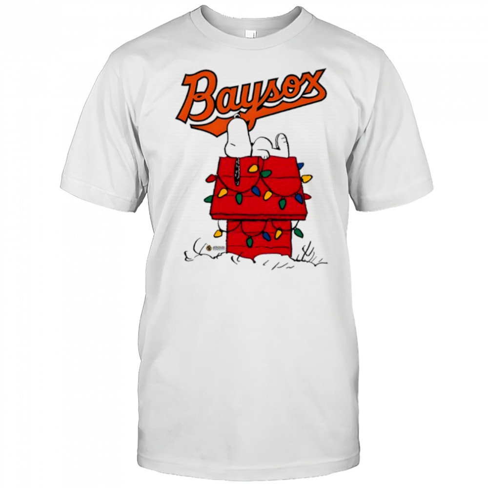 Chesapeake Baysox Snoopy Holiday shirt