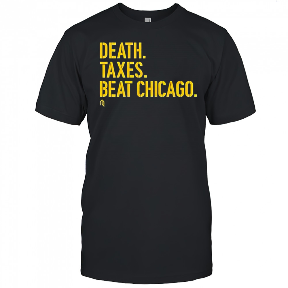 Chicago Bears Death Taxes Beat Chicago shirt