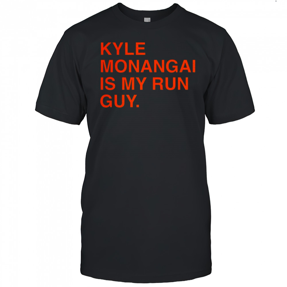 Chicago Bears Kyle Monangai is my run guy shirt