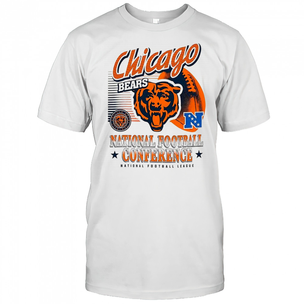 Chicago Bears NFL American football conference logo ball retro shirt