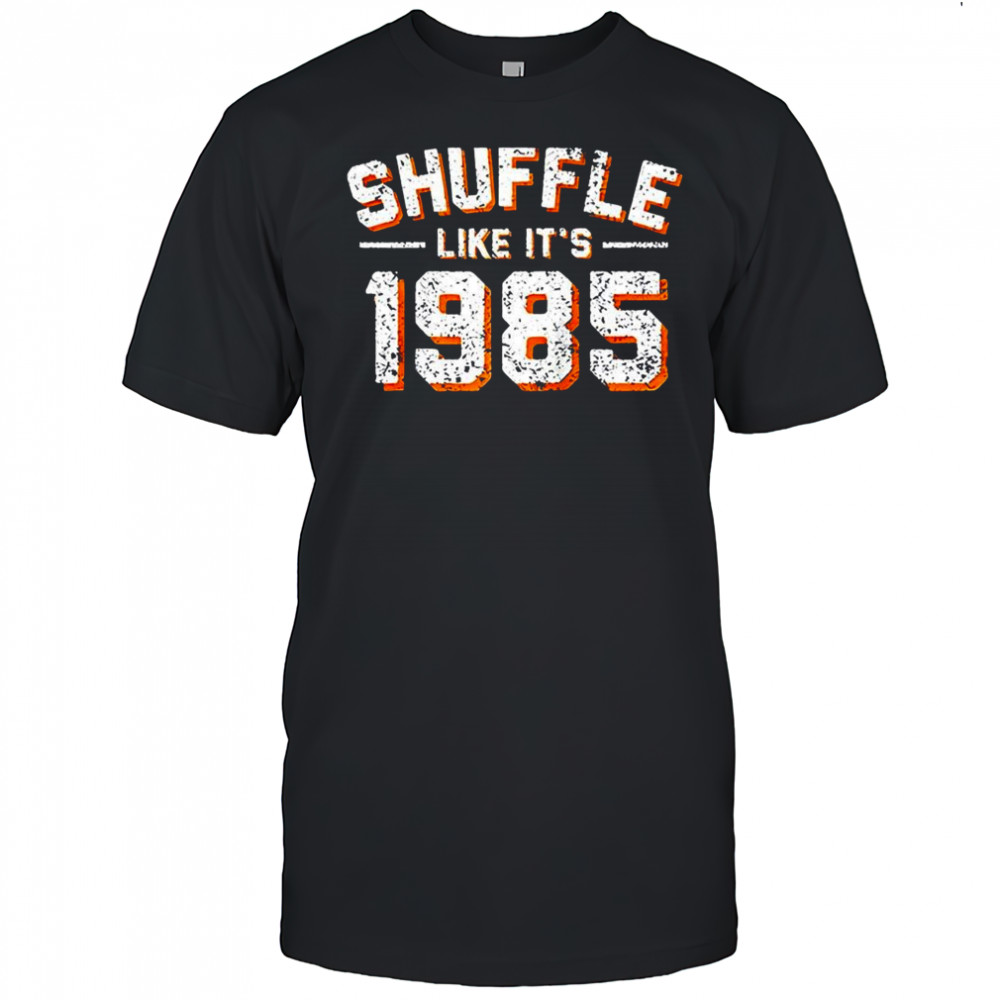 Chicago Bears NFL Shuffle like it’s 1985 curved vintage shirt