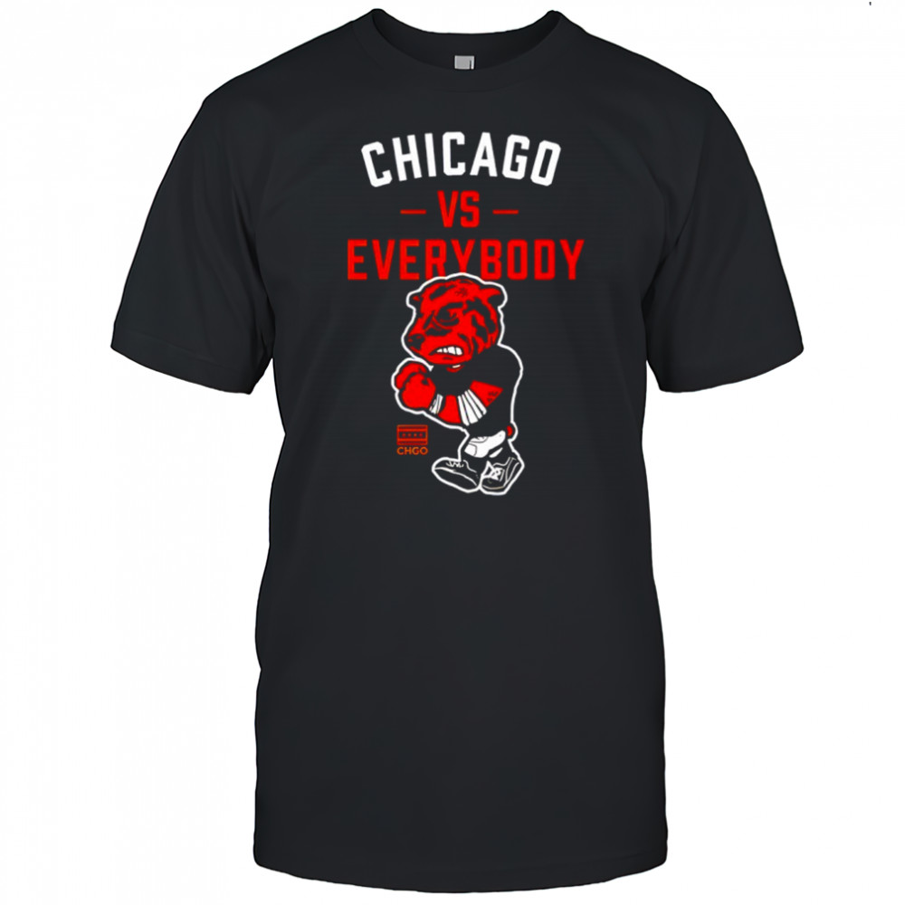 Chicago vs Everybody mascot graphic shirt