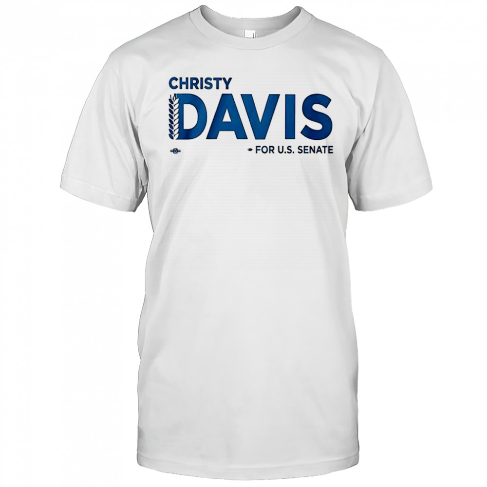 Christy Davis for US senate logo shirt