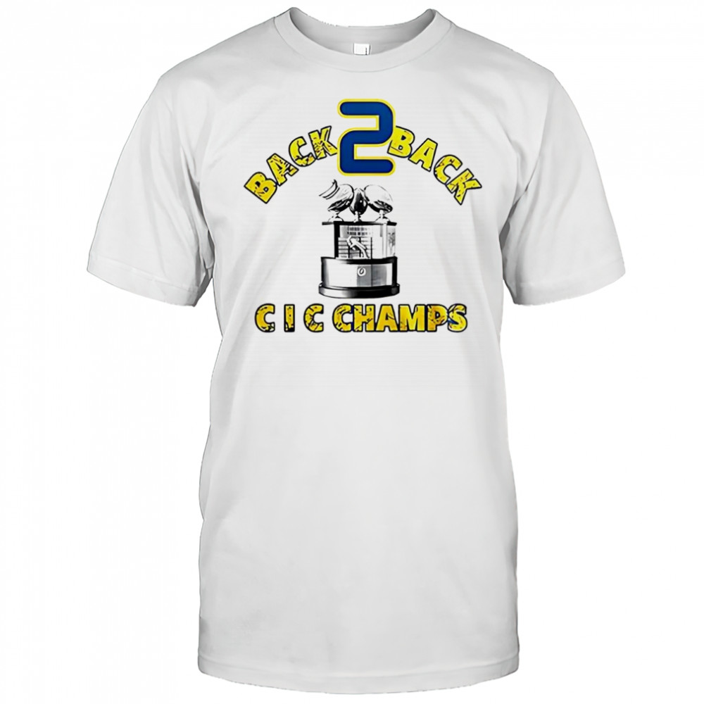 CIC Champions 2025 back2back shirt