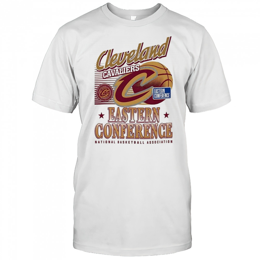 Cleveland Cavaliers NBA Eastern Conference logo and ball shirt