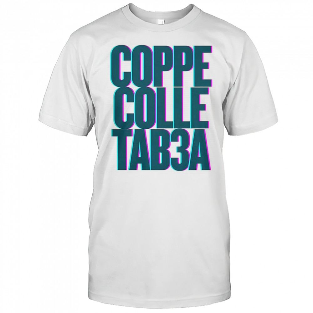 Coppe Colle Tab3a 3d letter shirt