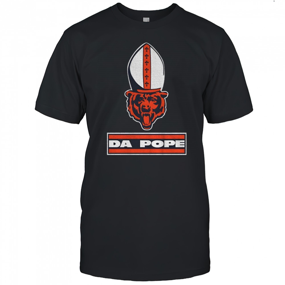 Da Pope Chicago Bears parody NFL Football 2025 shirt