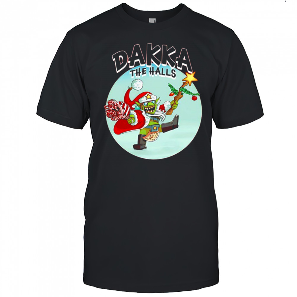 Da Red Gobbo Dakka The Halls Christmas shirt