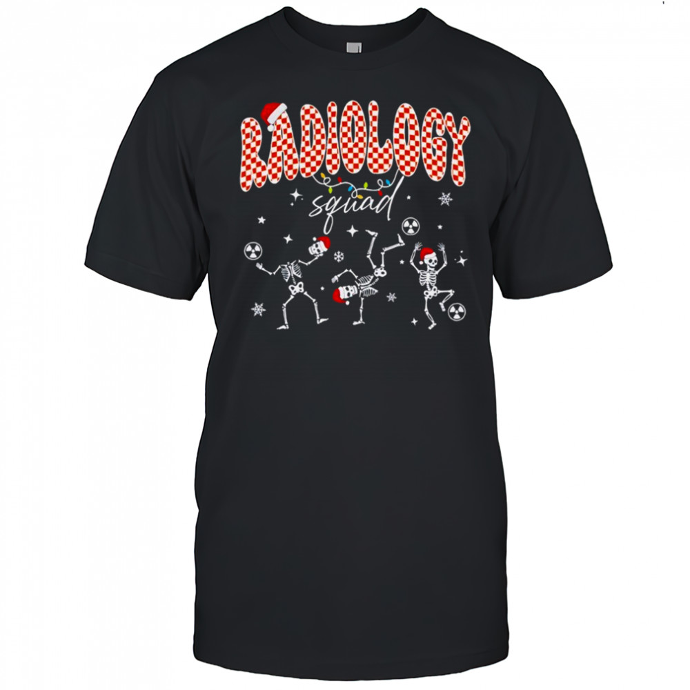 Dancing Skeleton Radiology Squad Shirt