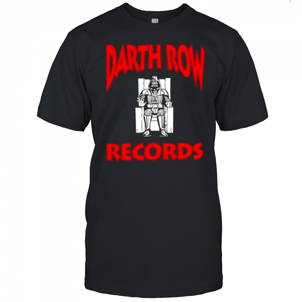 Darth Row Records graphic shirt