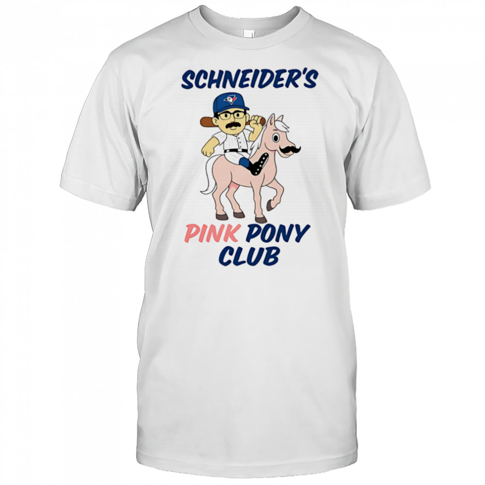 Davis Schneider Toronto Blue Jays Schneiders Pink Pony Club Shirt